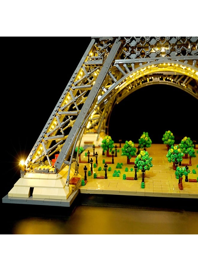 BRIXSPARK BRIXSPARK LED Light for Lego- 10307 Eiffel-Tower - Led Lighting Kit Compatible with Lego Building Blocks Model - NOT Included The Model Set  - Image 5