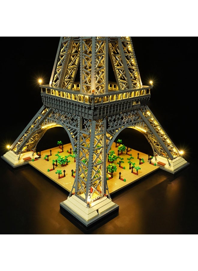 BRIXSPARK BRIXSPARK LED Light for Lego- 10307 Eiffel-Tower - Led Lighting Kit Compatible with Lego Building Blocks Model - NOT Included The Model Set  - Image 3