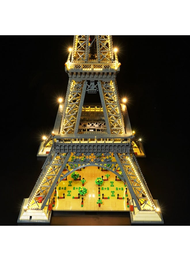 BRIXSPARK BRIXSPARK LED Light for Lego- 10307 Eiffel-Tower - Led Lighting Kit Compatible with Lego Building Blocks Model - NOT Included The Model Set  - Image 1