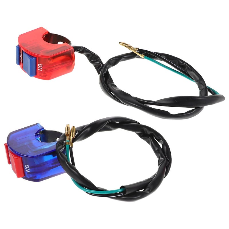 Motorcycle Handlebar Mount Switch Turn Signal Control Emergency Lamp Push Button - Image 2
