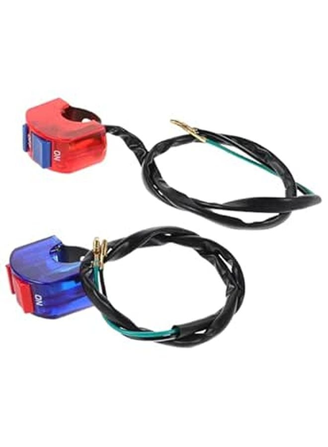 Motorcycle Handlebar Mount Switch Turn Signal Control Emergency Lamp Push Button - Image 1