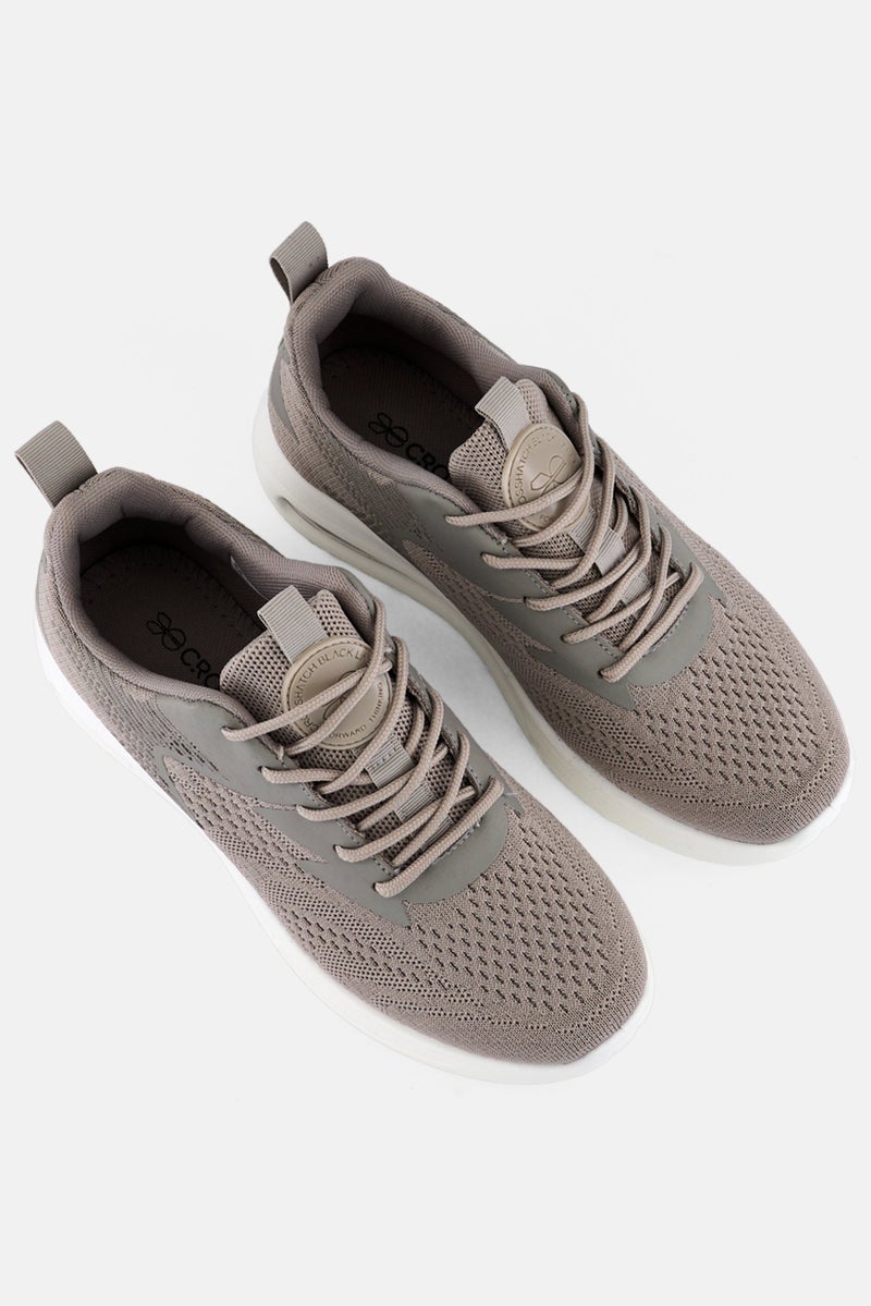 CROSSHATCH أحذية تدريب رجالية تشيلترن مزودة بأربطة، رمادي - Image 4