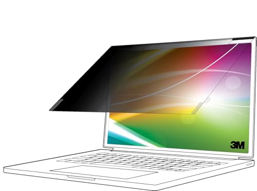 3M Bright Screen Privacy Filter for 14in Full Screen Laptop, 16:10, BP140W1E - Image 1