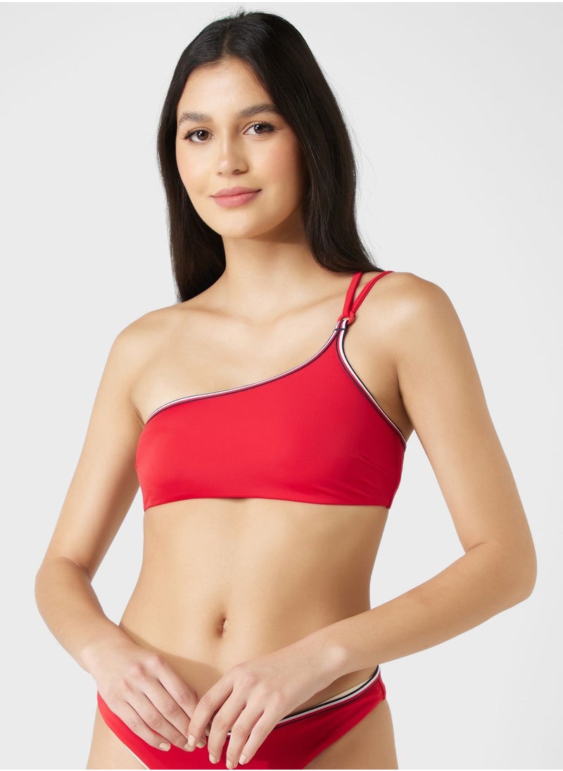 TOMMY HILFIGER - One Shoulder Bikini Top - Image 1