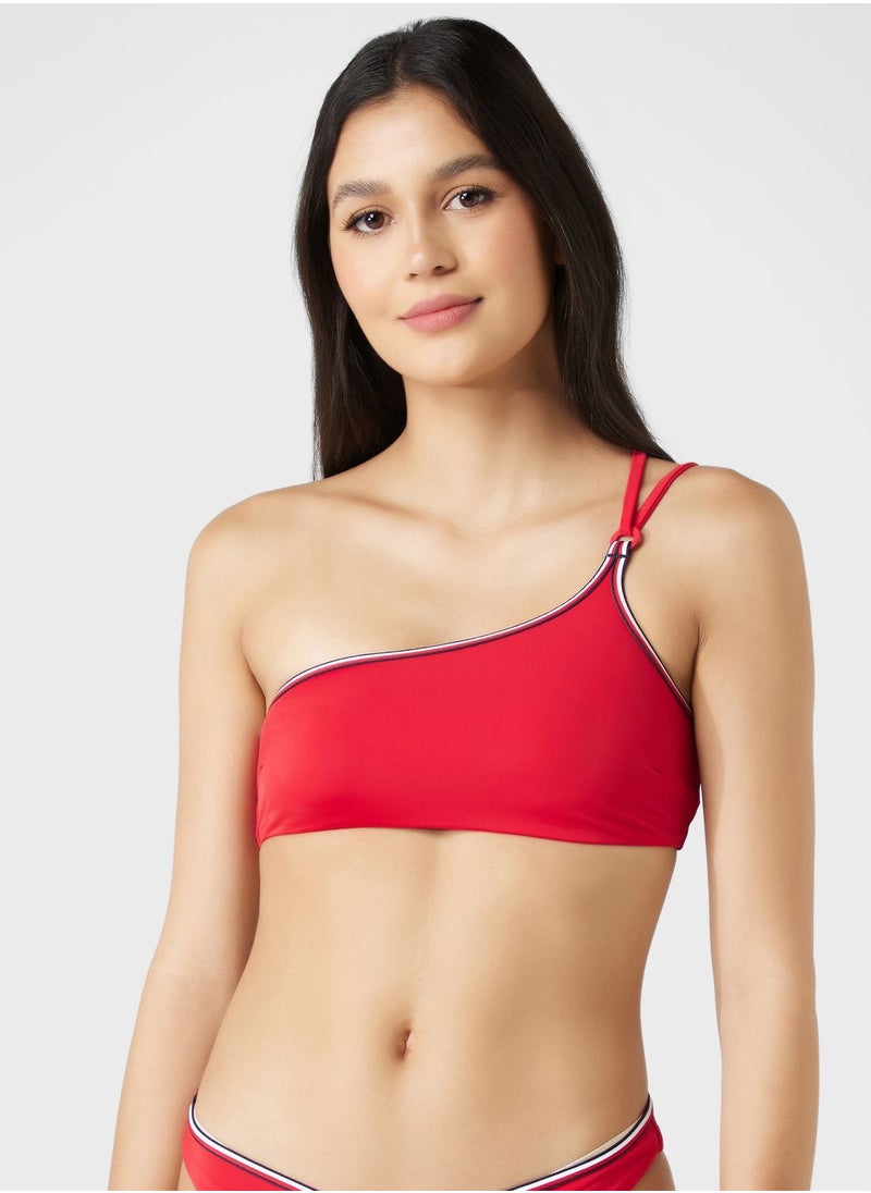 TOMMY HILFIGER - One Shoulder Bikini Top - Image 1