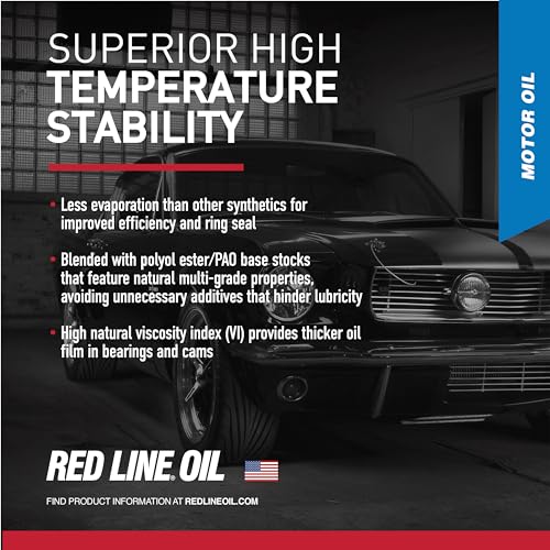 Red Line زيت محرك صناعي بالكامل 0W30 من ريد لاين 11115 - 1 جالون - Image 5