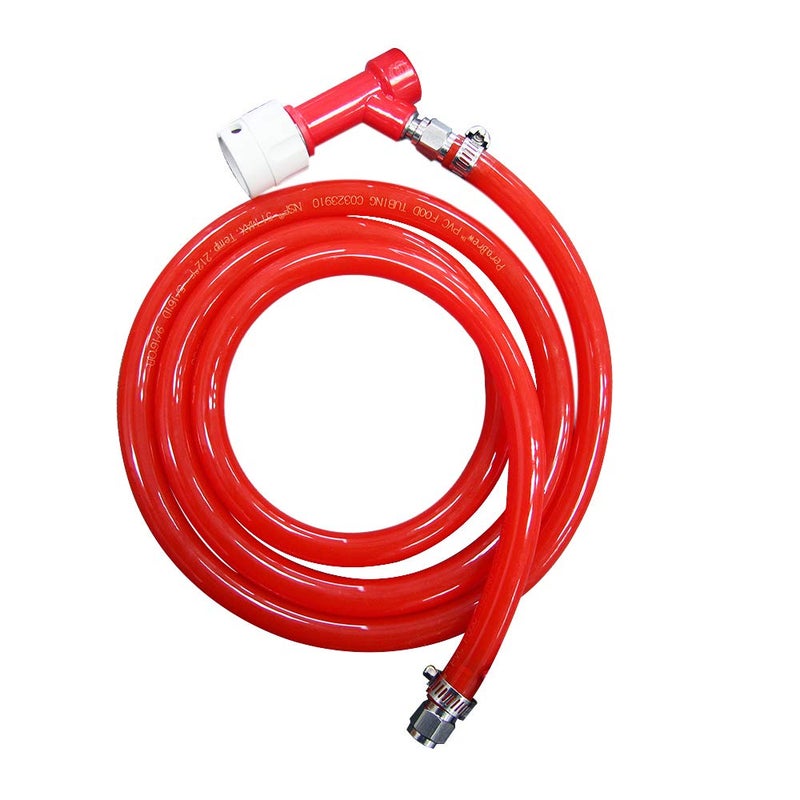 LUCKEG Homebrewing Kit CO2 Gas Line - Brand Luckeg including Gas Hose 5/16 inch ID, 9/16 inch OD,10ft Length, 2 PCS Stainless Steel Worm Clamp, used for Beer Keg, Beer Kegerator, Quality Guarantee - Image 3
