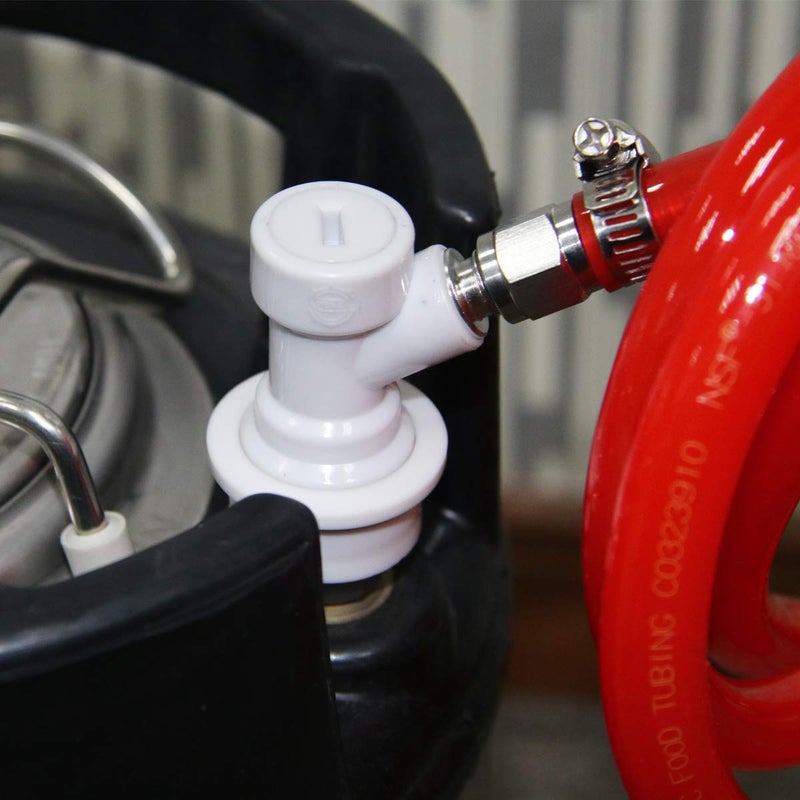 LUCKEG Homebrewing Kit CO2 Gas Line - Brand Luckeg including Gas Hose 5/16 inch ID, 9/16 inch OD,10ft Length, 2 PCS Stainless Steel Worm Clamp, used for Beer Keg, Beer Kegerator, Quality Guarantee - Image 4