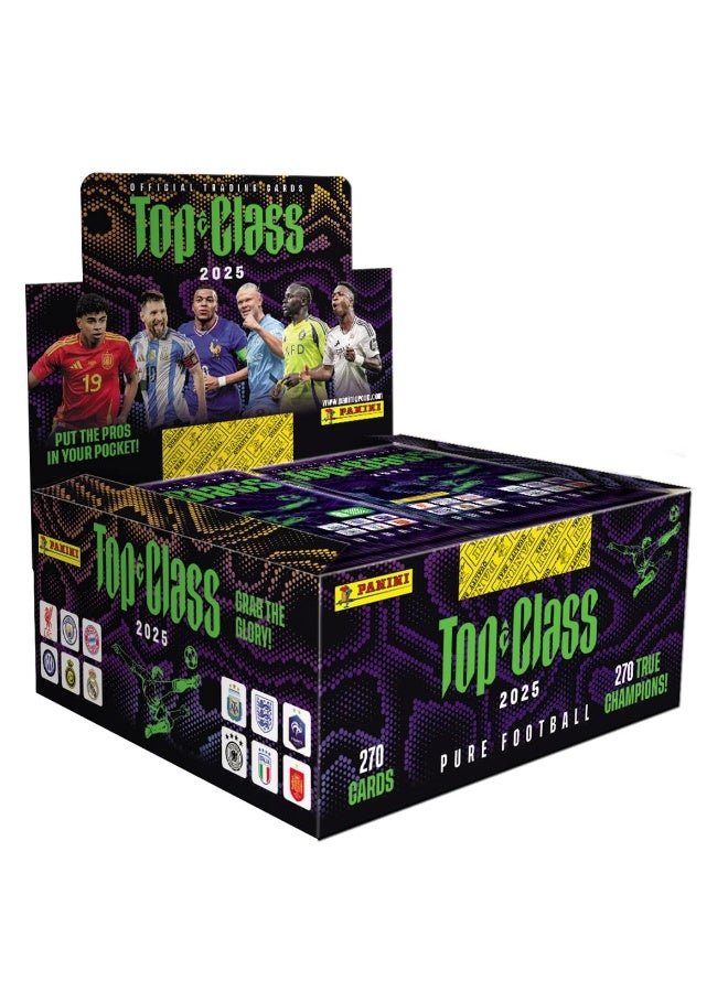 Panini FIFA Top Class 2025 Starter Pack Box of 24 Packs Box of 24 packs:8 cards each 192 cards - Image 1