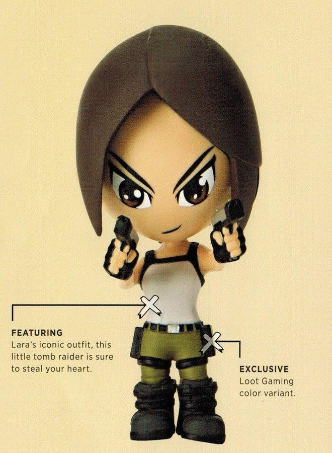 Loot Crate Tomb Raider Lara Croft Figure Gaming July 2016 Exclusive - Image 1