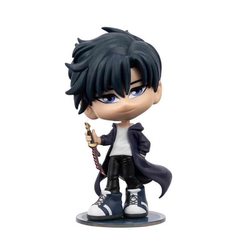 Total Anime Sung Jinwoo Kawaii 4Inch Scale Articulated MiniFigure with Display Base - Image 3