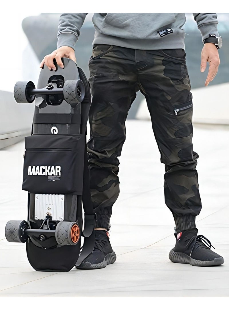 SYOSI - Skateboard Backpacks Bag With Two Adjustable Shoulder Straps, Foldable Skateboard Backpacks For Men And Boys, Universal Street Trend Skate Carry Bags For Travel - Image 1