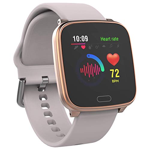 TIMEX iConnect by Timex Active Smartwatch with Heart Rate, Notifications & Activity Tracking 37mm – Rose Gold-Tone with Blush Resin Strap - Image 3