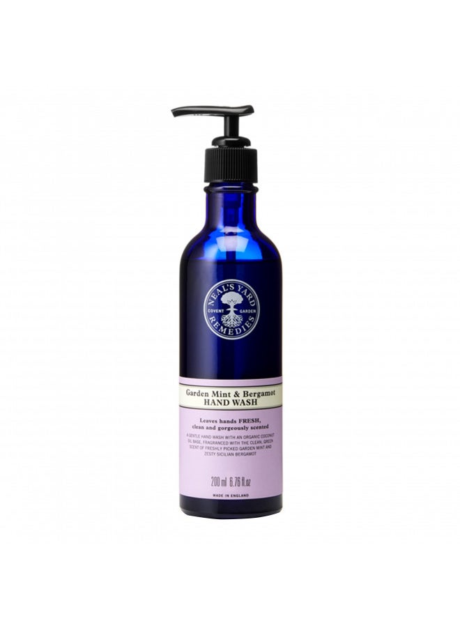 Neal's Yard Remedies Neal's Yard Remedies Garden Mint & Bergamot Hand Wash | Refreshing Hand Soap | Certified Organic Hand Soap | 6.76 fl. oz.  - Image 1