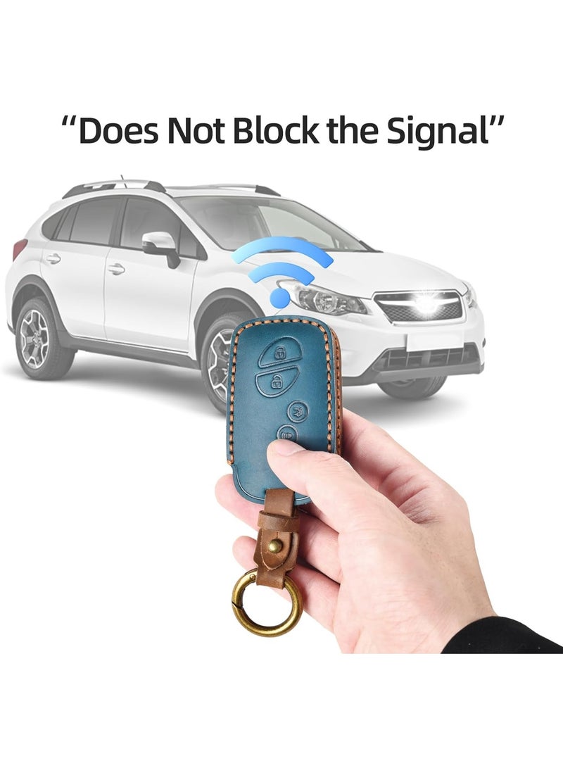 NOSKIN Leather Key Cover Fit for Lexus ES350 GS300 GS430 GS450h GS460 IS250 IS350 LS460 LX570 RX350 Smart Key Holder Car Accessories (Brown) - Image 5
