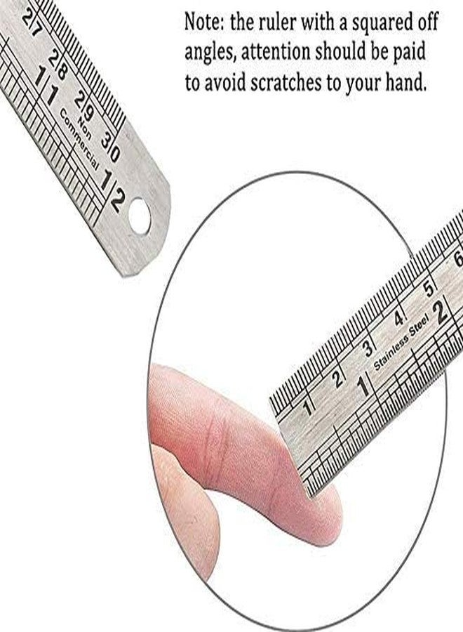 NTGS Double-Sided Measuring Scale Ruler for Engineering, Architecture and Students (18 inch, 45 cm) - Image 3