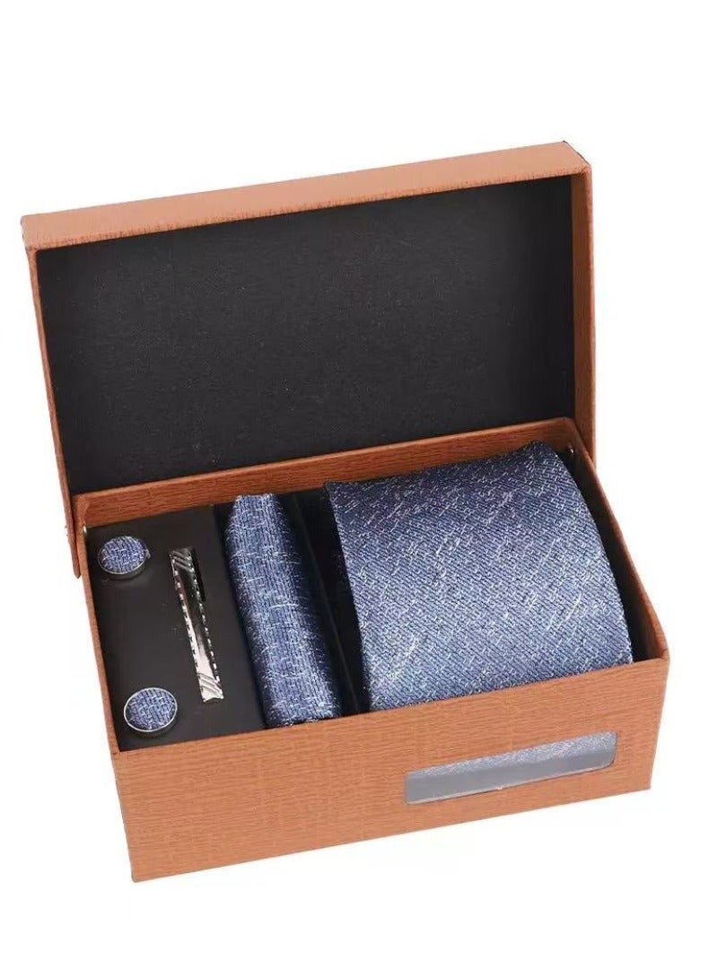 المألوف المشارب ربطة العنق دعوى هدية مربع مجموعة (التعادل ، جيب مربع ، أزرار أكمام ، التعادل كليب مجموعة)