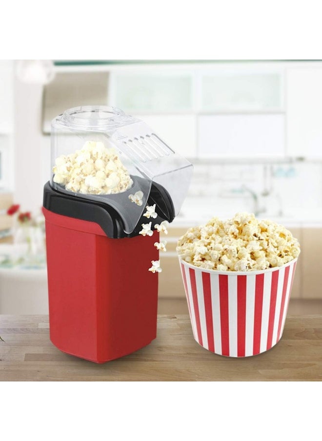 Popcorn Popper, Anself Mini Popcorn Popper Hot Air Popcorn Machine Corn Kernel Air Popper Compact Electric Popcorn Maker With Measuring Spoon (No Oil Required)