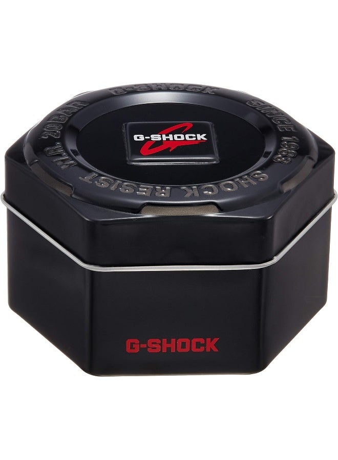 Casio G-Shock Watch - GA-100B-4ADR Black Dial, Red Band - Image 5