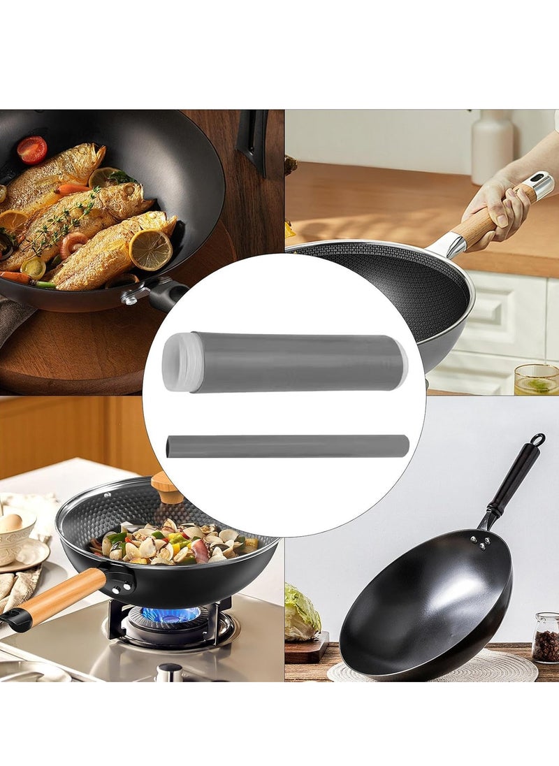 Bukela Cast Iron Handle Pot Handle Heat Insulation Silicone Rubber Grip Handle for Pans, Cast Iron, Griddles, Cookware Handles Reusable Pan Handle Sleeves  - Image 5