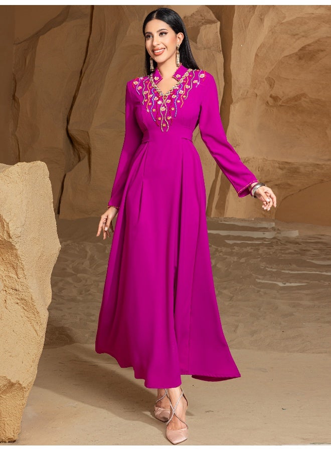 مدام يونيك فستان حفلة مُطرّز يدويًا بتصميم ثقيل للعملة - Image 3