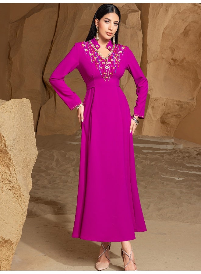 مدام يونيك فستان حفلة مُطرّز يدويًا بتصميم ثقيل للعملة - Image 4