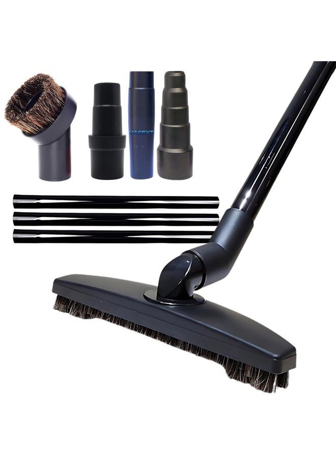 GHAMADE for Shark Navigator NV360 NV356E NV352 NV350 NV355 Vacuum: Hardwood Floor Brush Head, Horsehair Dust Brush Attachment plus Vacuum Extension Wands (for Shark Navigator NV360 NV356E NV352 NV350 NV355) - Image 1