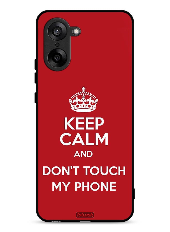 Tolwak OnePlus Nord CE5 Protective Case Cover Keep Calm And Dont Touch My Phone - Image 1