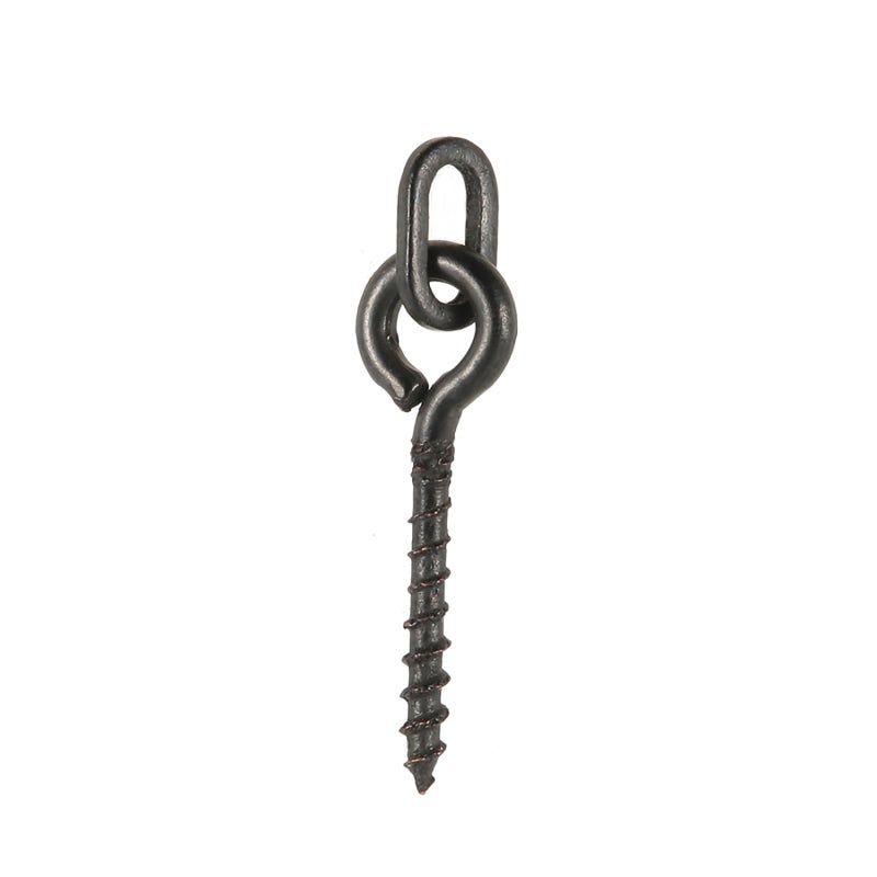 COONOR 100pcs 14mm Boilies Bait Screws with Oval Link Loops Swivel Carp Fishing Terminal Rig Pop Ups Tackle - Image 4