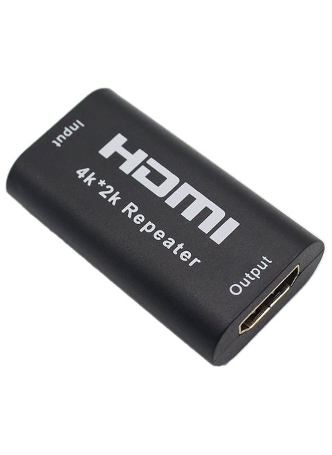 (HDMI Repeater and Extender up to 130ft (40m) - Supports 4K/2K/3D/1080P FHD - 3.4Gbps High-Speed Transmission)