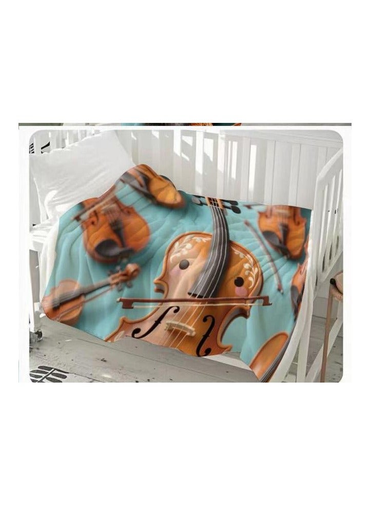 general Flannel thin blanket (warm and comfortable, suitable for sleep, gaming, dust removal and sandproof) 150cm*200cm - 1125 - Image 3