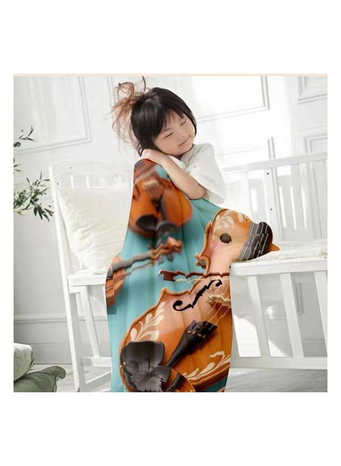 general Flannel thin blanket (warm and comfortable, suitable for sleep, gaming, dust removal and sandproof) 150cm*200cm - 1125 - Image 4