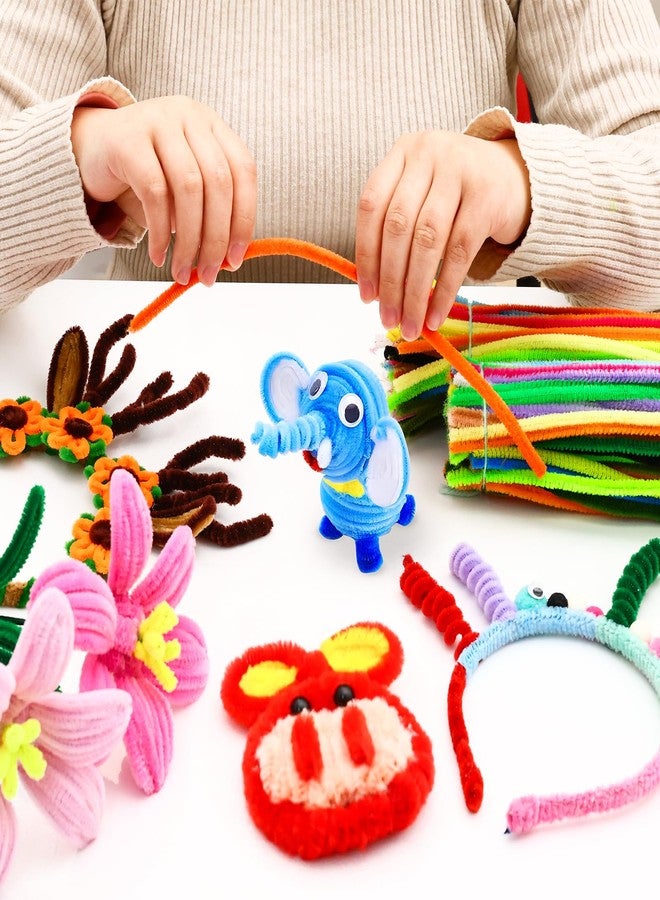 MITINU 400pcs Pipe Cleaners for Crafts 20 Assorted Color, Pipe Cleaner Chenille Stems, for Craft Supplies DIY Arts & Crafts Christmas Decoration(12inch x 7mm) - Image 2