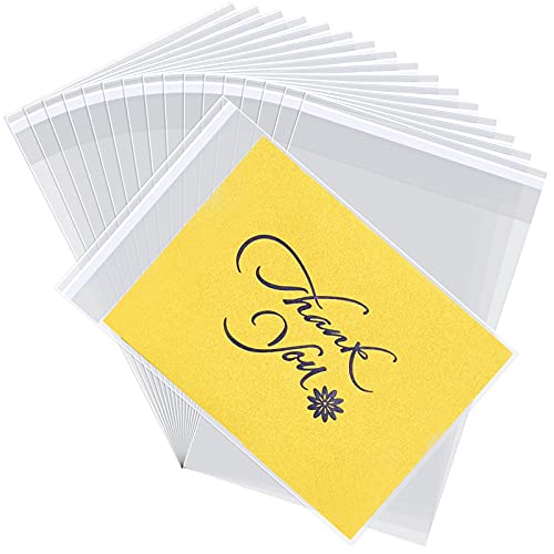 Romeda 200 Pcs Cellophane Bags, 5x7 2.8 Mils Cookie Bags for Packaging - Image 1