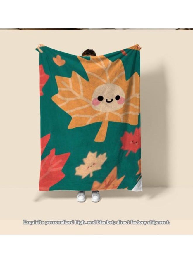 عام بطانية رقيقة من الفانيلا الكرتونية للأطفال والرضع (دافئة ومريحة، ومناسبة للنوم والألعاب) 70 سم * 100 سم - Image 1