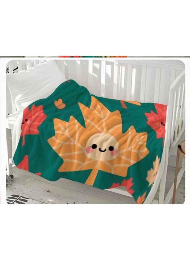 عام بطانية رقيقة من الفانيلا الكرتونية للأطفال والرضع (دافئة ومريحة، ومناسبة للنوم والألعاب) 70 سم * 100 سم - Image 2