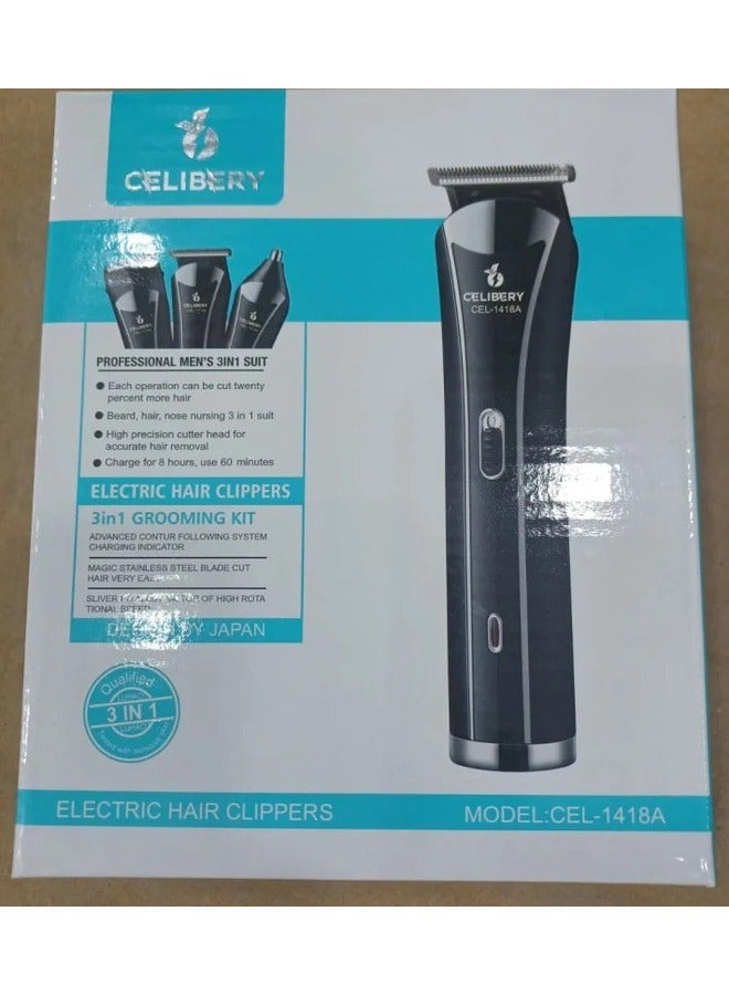 CELIBERY Electric Shaving Machine-Hair Shaving And Trimming Beard Multicolor - Image 3