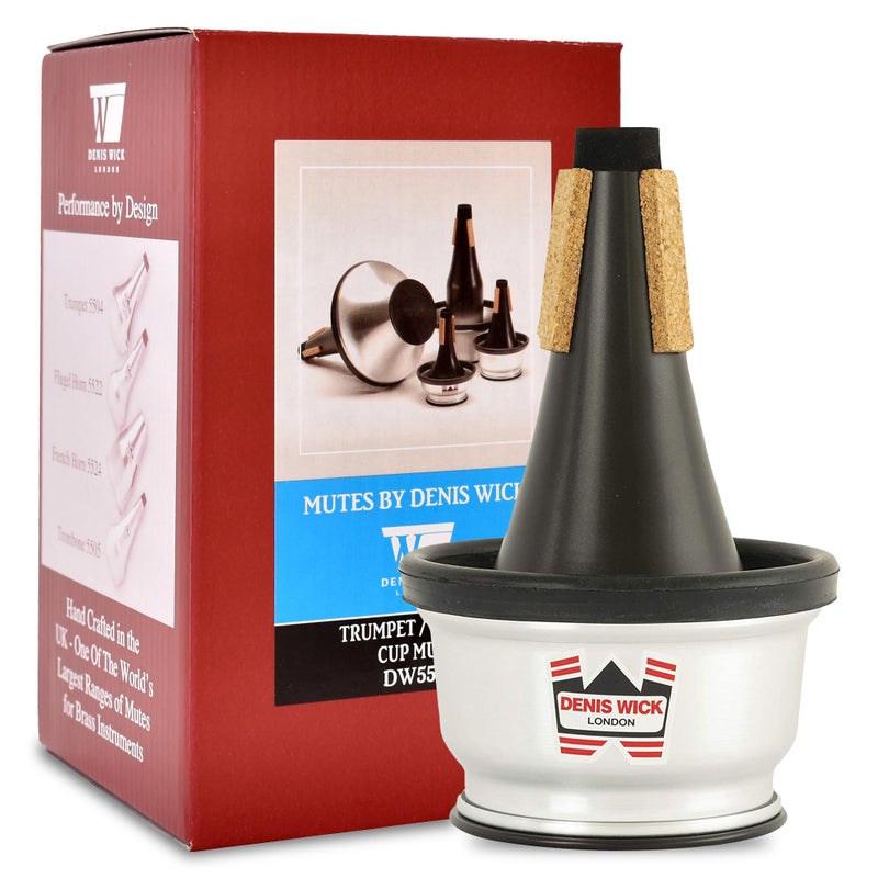 Denis Wick Adjustable Cup Mute for Trumpet or Cornet 5531 HandSpun Aluminum Mute and Adjustable Cup Position for Varied Tone Ideal for Practice or Performance 75 x 45 x 45 inches - Image 2