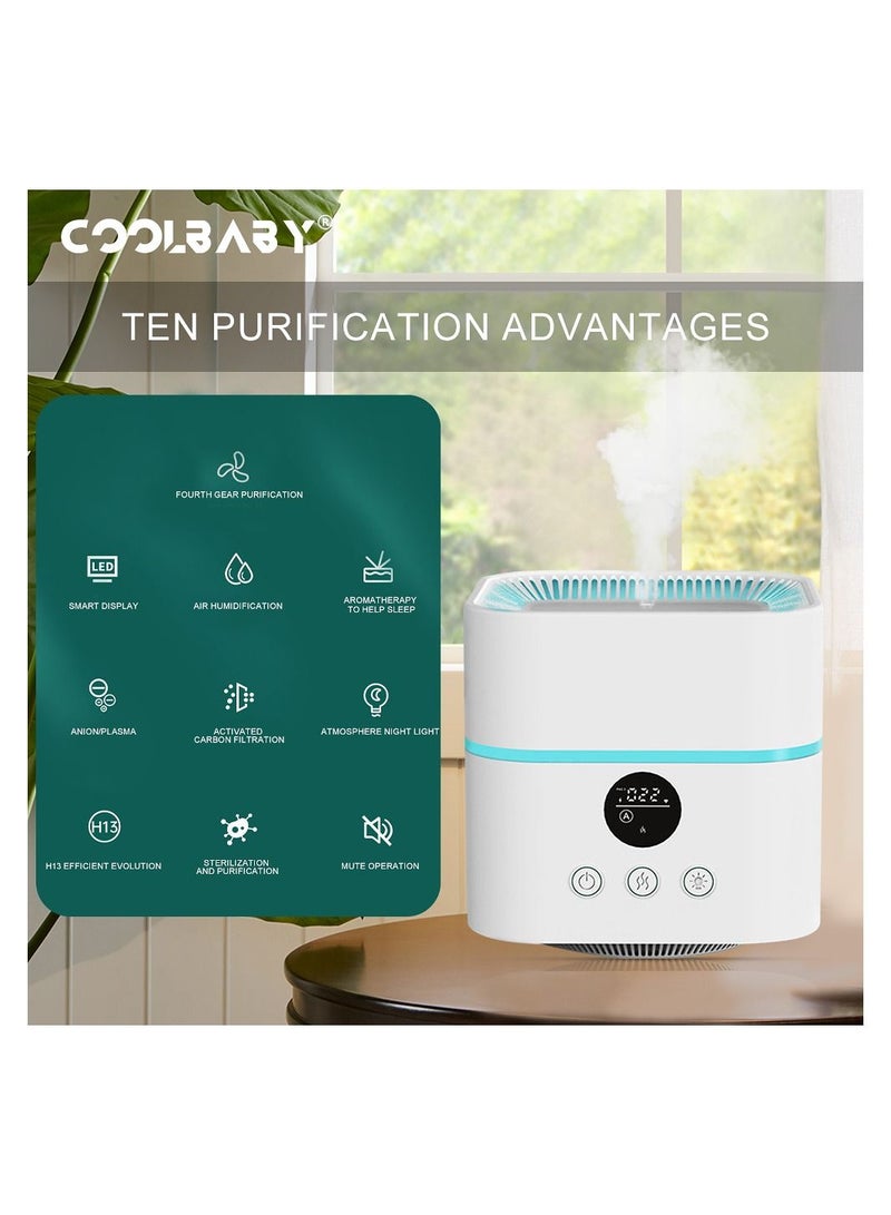 Cool Baby COOLBABY HEPA negative ion air purifier WG-03 Aromatherapy humidification multi-functional integrated humidifier essential oil aromatherapy machine - Image 2