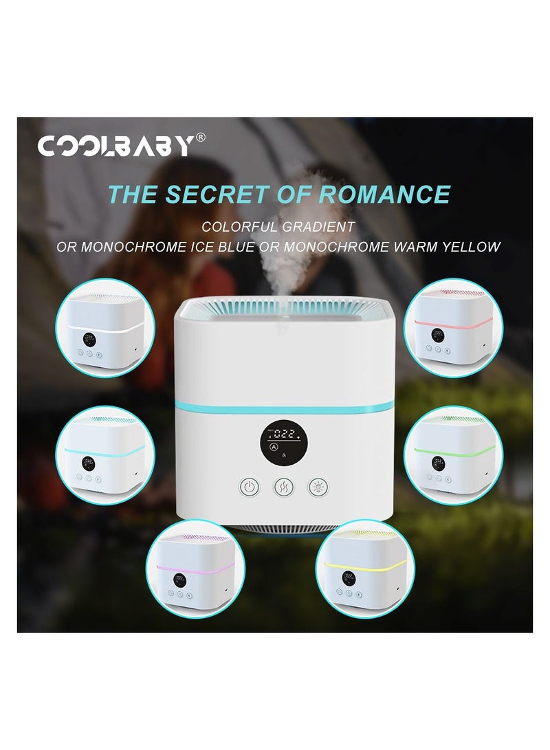 Cool Baby COOLBABY HEPA negative ion air purifier WG-03 Aromatherapy humidification multi-functional integrated humidifier essential oil aromatherapy machine - Image 3