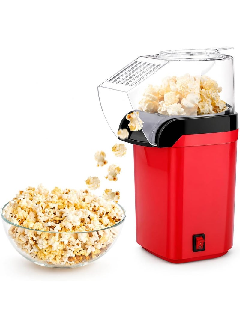 1200W Hot Air Popcorn Maker Machine Oil Free Electric Popcorn Popper Fast 3 Minute One Touch Operation for Home Use - Image 2