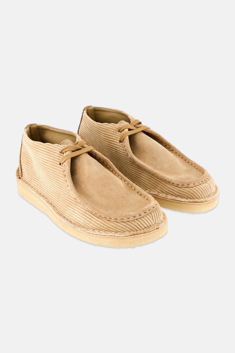 clarks Men Standard Desert Combi Lace Up Shoes, Sand  - Image 1