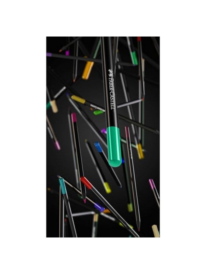 FABER-CASTELL Faber-Castell Black Edition Colored Pencils - 50 Count, Black Wood and Super Soft Core Lead, Color Pencil Set for Artists, Art Supplies for Teens, Adults, Beginners, and Kids  - Image 5