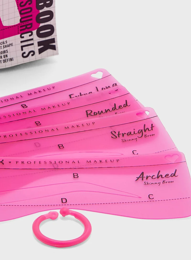 NYX PROFESSIONAL MAKEUP Zero-To-Brow Eyebrow Stencils - Thick Brows