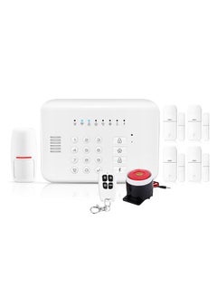Security Alarm System  Kit Auto Dial GSM+WiFi Home Security Wireless Alarm System GSM Home Security Alarm System Motion Sensor Door/Window Sensor Remote Control