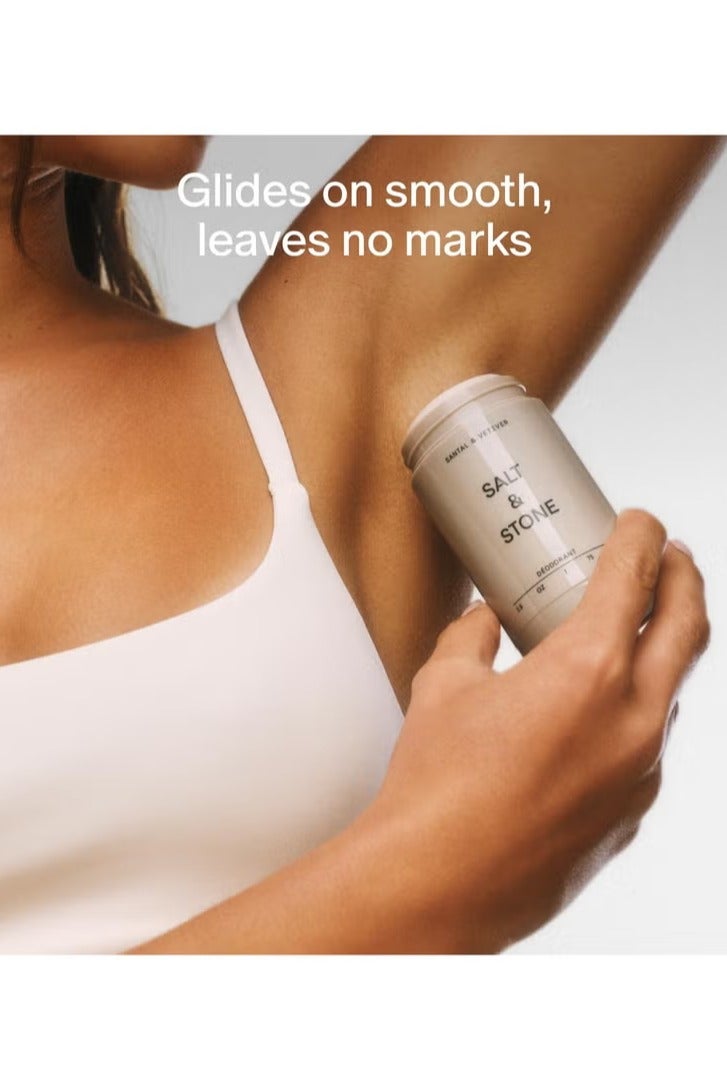 Salt & Stone Deodorant | Extra Strength Natural Deodorant for Women & Men | Aluminum Free with Seaweed Extracts, Shea Butter & Probiotics (Neroli & Basil) - Image 4