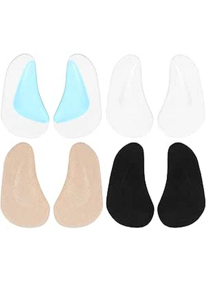 Gel Foot Arch Support Insoles 8 Pack for Flat Feet Correction Orthotic Shoe Pads Heel Cushion Healthy Arch Support Inserts for Men Women - Image 1