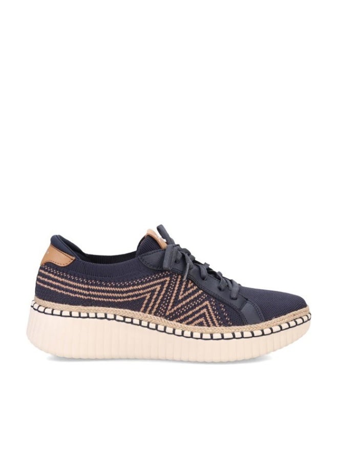 SKECHERS Modern Comfort Women's Women's Wilshire BLVD-Bellevue Sneaker, Navy, 5.5 - Image 1