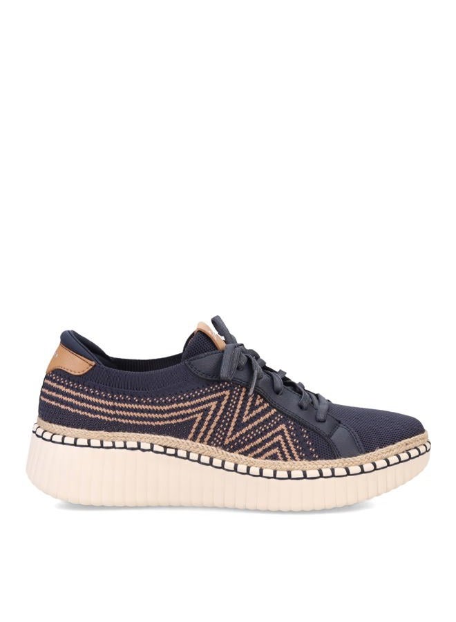 SKECHERS Modern Comfort Women's Women's Wilshire BLVD-Bellevue Sneaker, Navy, 5.5 - Image 2
