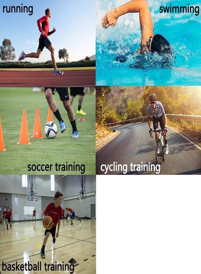 رويالز ساعة توقيت رياضية احترافية من رويالز سبورتس، ساعة توقيت رياضية مزودة بمنبه، ساعة توقيت رقمية بشاشة LCD (أسود) - Image 2